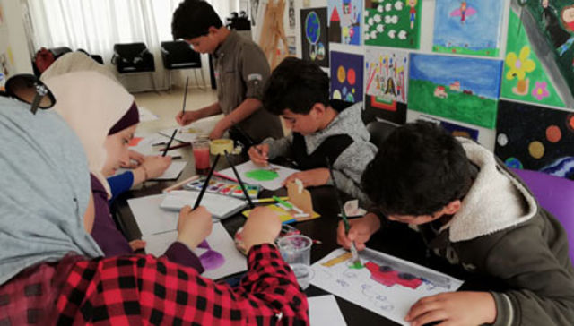 Educational and therapeutic activities for Syrian refugee children