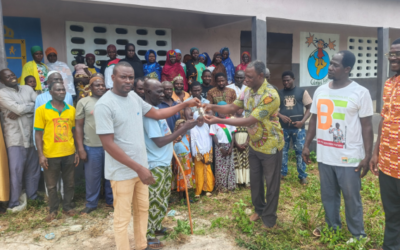 The school in Ousmanekro, Ivory Coast, opens new classrooms and a school cafeteria